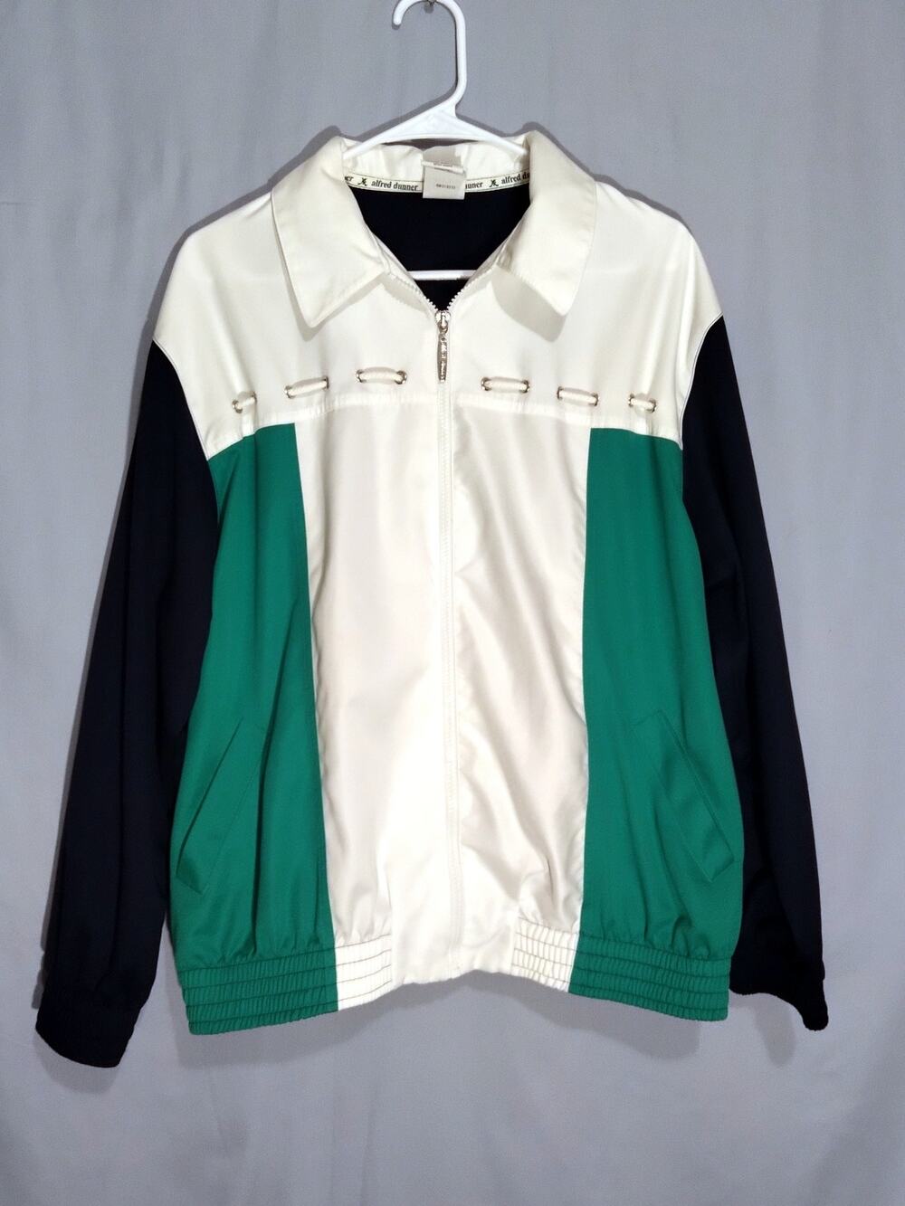Vintage Alfred Dunner Color block Windbreaker Jacket